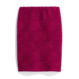 Renee C Florencia Textured Knit High-waist Pencil skirt